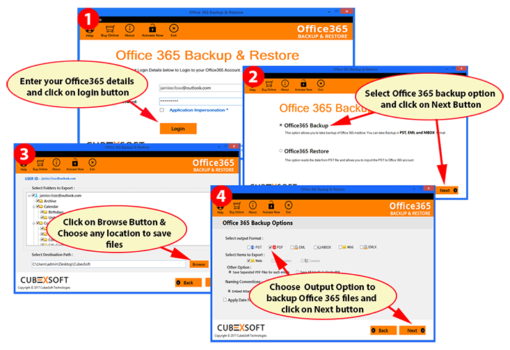 backup email from outlook web access